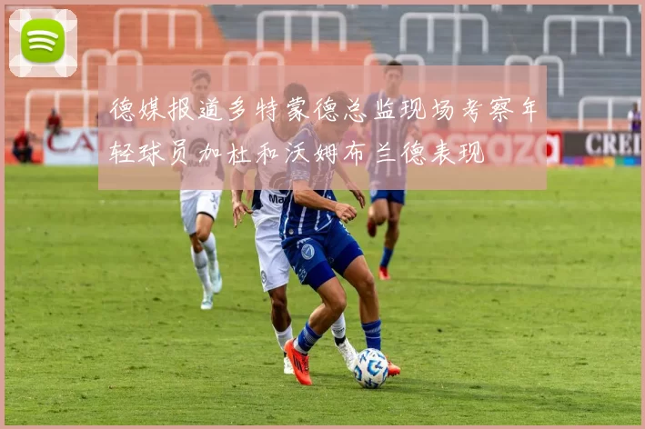 德媒报道多特蒙德总监现场考察年轻球员加杜和沃姆布兰德表现